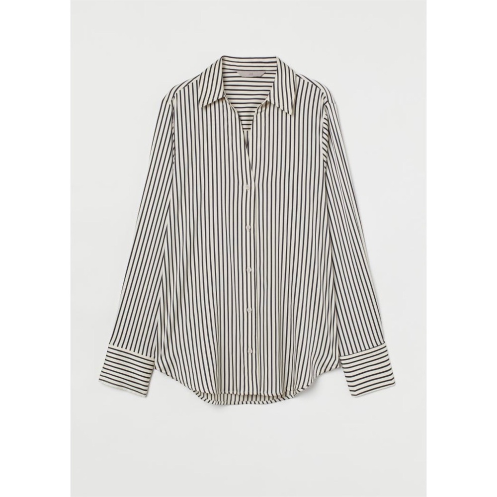 H&M conscious striped shirt